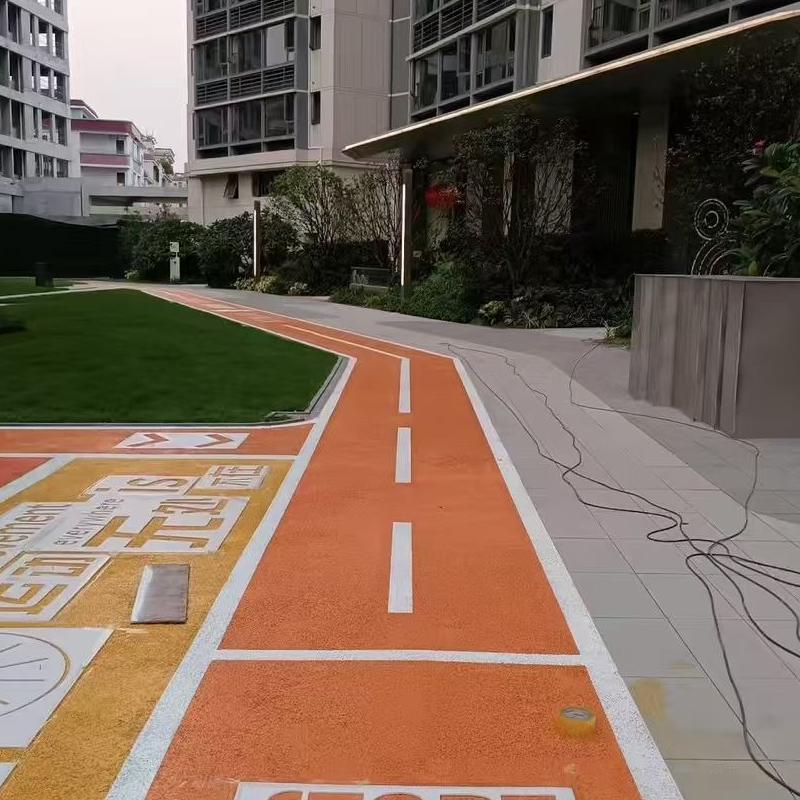 彩色路面透水混凝土订做：定制专属城市美学与功能的路面方案