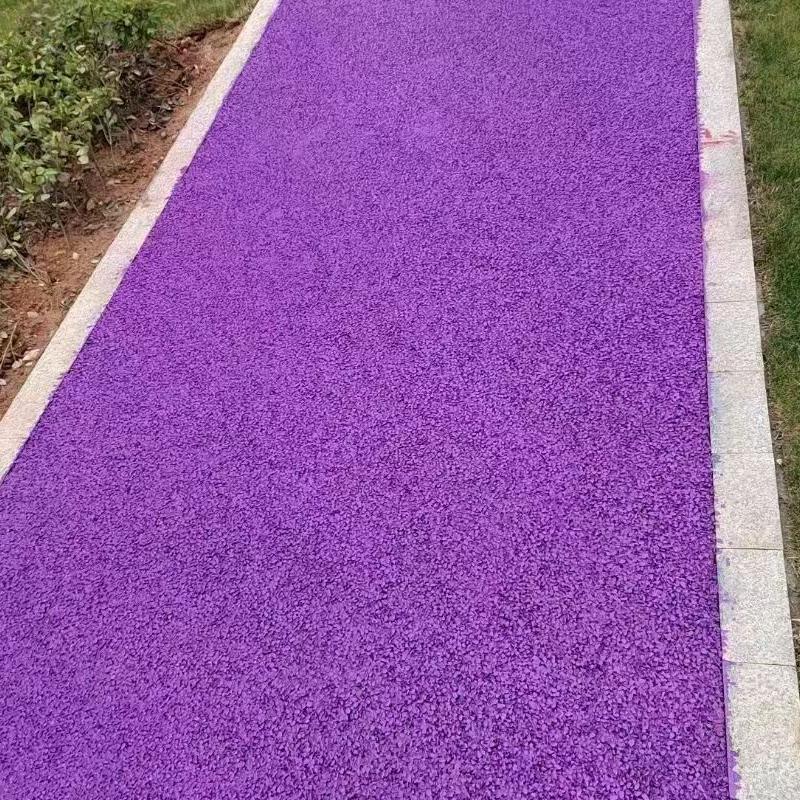 张掖彩色透水混凝土路面